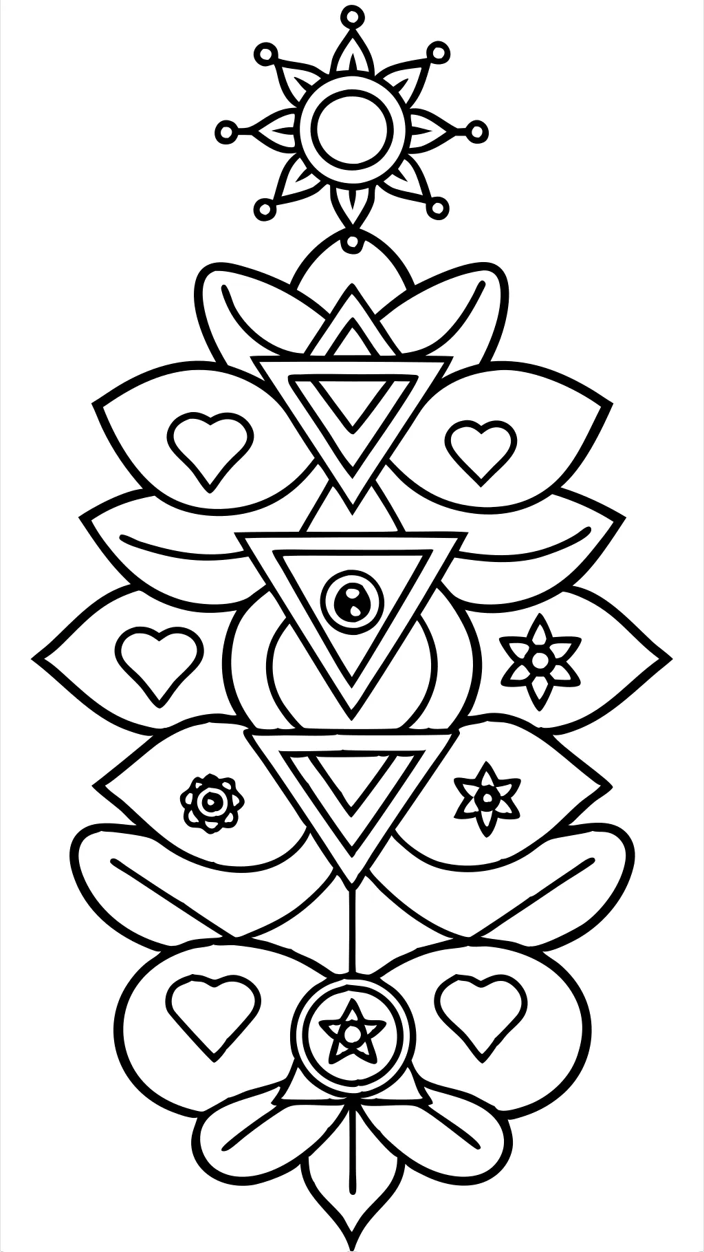 chakra coloring pages